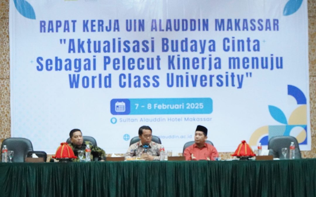 UIN Alauddin Makassar Gelar Raker dengan Tema “Aktualisasi Budaya Cinta Menuju World Class University”