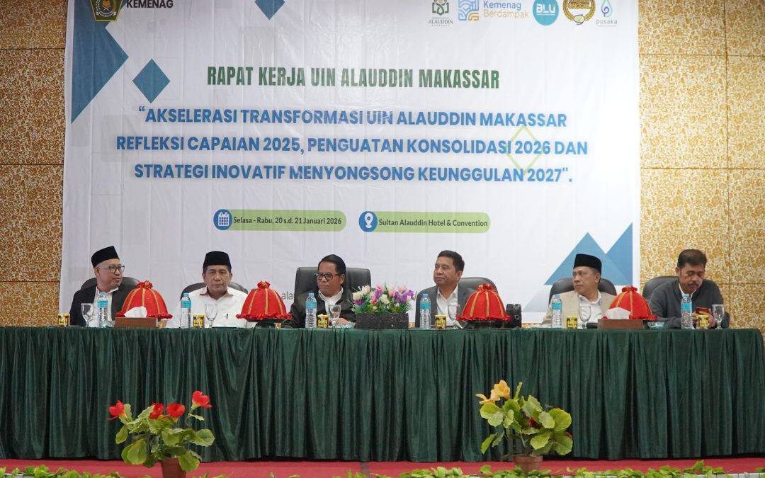 Rapat Kerja UIN Alauddin Makassar Tahun 2026: Akselerasi Transformasi dalam Menyongsong Keunggulan 2027