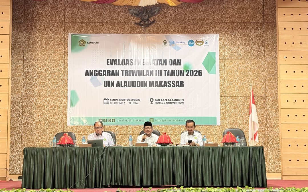 Evaluasi Triwulan III, UIN Alauddin Dorong Percepatan Realisasi Kegiatan dan Anggaran